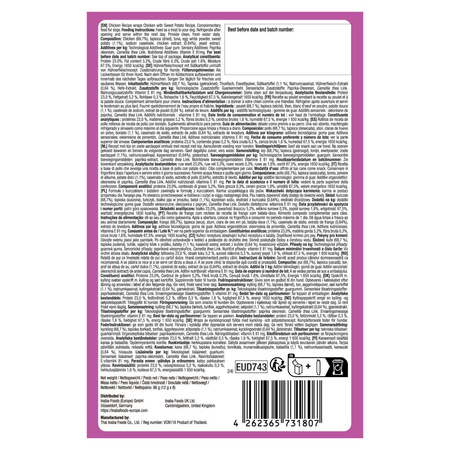 Inaba Dog Churu Fun Bites Chicken with Sweet Potato Recipe 8x12g Przysmak Dla Psa Poduszki Z Kremowym Nadzieniem Kurczak Batat