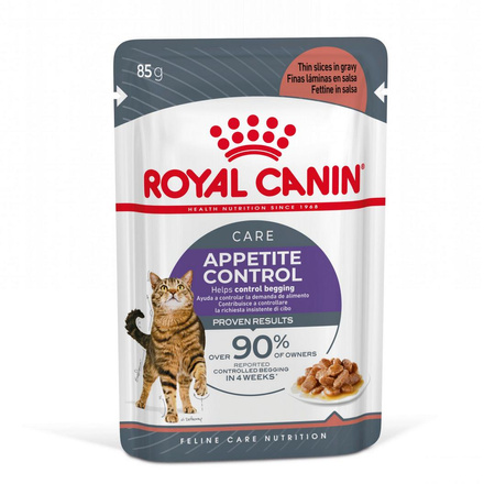 Royal Canin Appetite Control Care Karma Mokra W Sosie Dla Kotów Domagających Się Jedzenia 12x85g