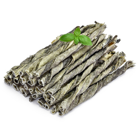 Petmex Skóra Dorsza Twist 200g Gryzak Przysmak Naturalny Dla Psa