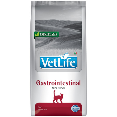 Farmina Vet Life Gastrointestinal Cat 5kg Sucha Karma Dla Kota z Ostrymi Zaburzeniami Wchłaniania Jelitowego