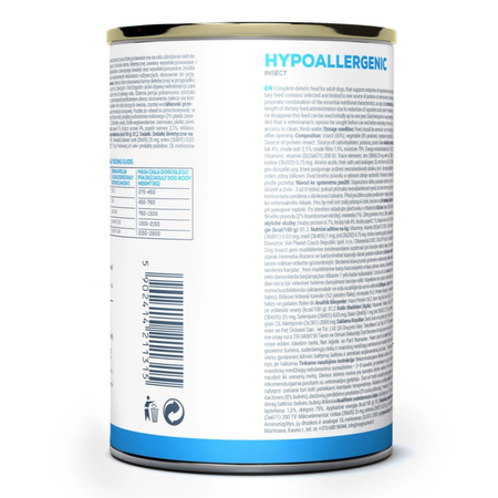 VetExpert Veterinary Diet Hypoallergenic Insect Dog 400g Hipoalergiczna Mokra Karma Weterynaryjna Dla Psa z Owadami