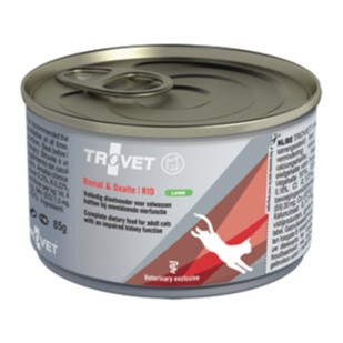 Trovet Renal & Oxalate RID 100g Dietetyczna Mokra Karma z Jagnięciną Dla Kotów z Niewydolnością Nerek Kamicą Szczawianową i Cystynową
