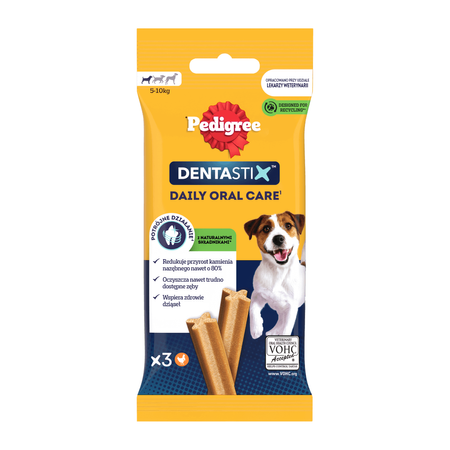 Pedigree Denta Stix Small Dentystyczny Gryzak Dla Psów Małych Ras 18x45g