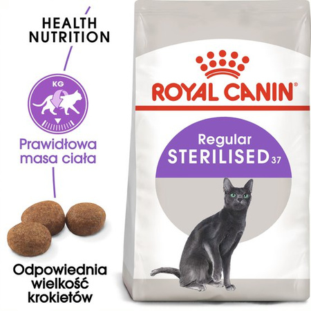 Royal Canin Sterilised 2kg Sucha Karma Dla Kotów Dorosłych Sterylizowanych