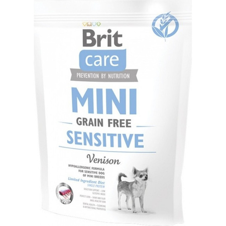 BRIT CARE Sucha Karma Premium Bezzbożowa dla Małych Psów Wrażliwych z Dziczyzną 0.4kg