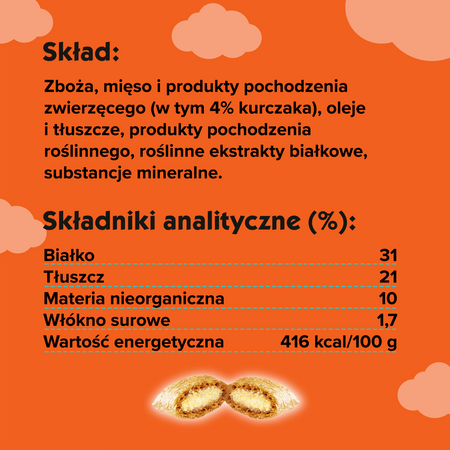 Dreamies z Pysznym Kurczakiem 6x60g (360g) Przysmaki dla kota