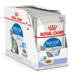 Royal Canin FHN Indoor Sterilised w Galaretce 12x85g Karma Mokra Dla Kotów Dorosłych Sterylizowanych Przebywających W Domu