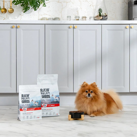 Raw Paleo Ultra Beef Mini Adult 750g Sucha Karma z Wołowiną Dla Psów Dorosłych Ras Małych