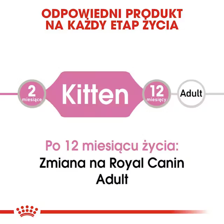 Royal Canin Kitten 85g Pełnoporcjowa Mokra Karma Dla Kociąt Do 12 Miesiąca Życia Pasztet