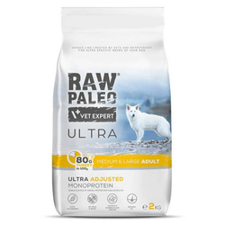 Raw Paleo Ultra Turkey Medium & Large Adult 2kg Monoproteinowa Sucha Karma Z Indykiem Dla Psa