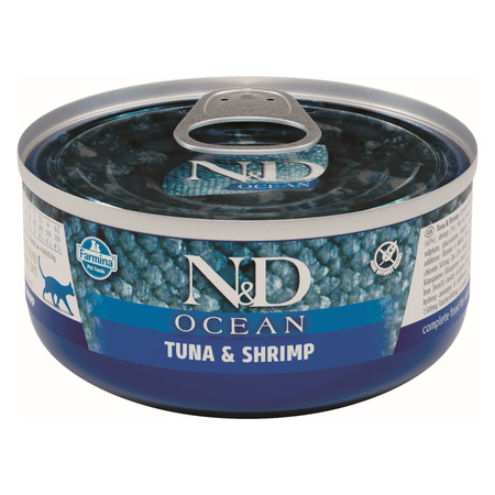 Farmina N&D Cat Ocean Tuna & Shrimp 70g Mokra Karma Dla Kota Tuńczyk Krewetki