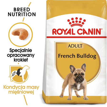 Royal Canin BHN French Bulldog Adult 3kg Karma Sucha Dla Psów Dorosłych Rasy Bulldog Francuski