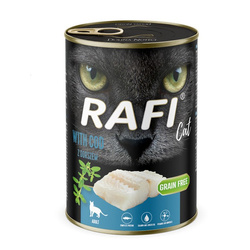 Rafi Cat Adult 400g Bezzbożowa Mokra Karma Dla Kota Z Dorszem