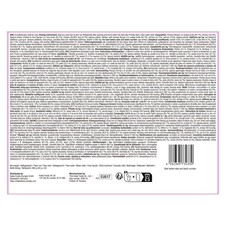 Inaba Cat Ciao Stew 48x40g Uzupełniająca Karma Dla Kota Potrawka z Kurczakiem Tuńczykiem i Łososiem