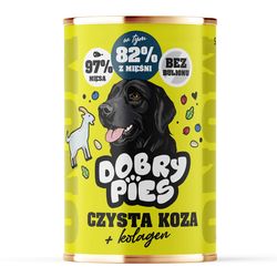 Dobry Pies Mono Koza 400g Monoproteinowa Mokra Karma Dla Dorosłych Psów Z Alergią I Nietolerancją Pokarmową Koza Z Kolagenem