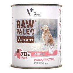 Raw Paleo Adult Monoprotein 800g Mokra Karma Dla Psa z  Wieprzowiną