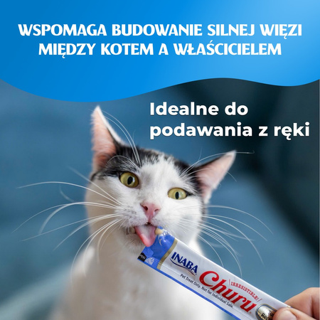 Inaba Cat Churu 160x14g (2240g) Kremowy Przysmak Dla Kota Pasta Mix z Tuńczykiem i Kurczakiem