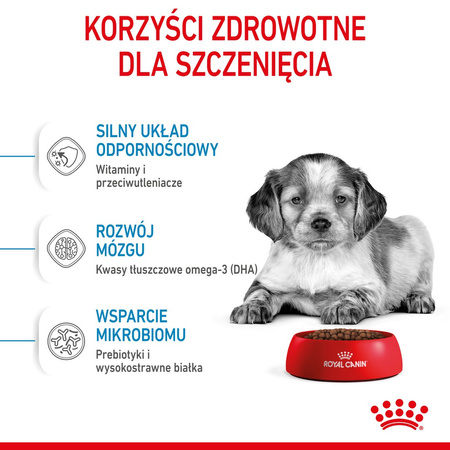 Royal Canin Shn Medium Puppy 2x4kg Karma Sucha Dla Szczeniąt Od 2 Do 12 Miesiąca Ras Średnich