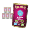 Champer Puppy Monobiałkowa 6x400g Mokra Karma Dla Szczeniąt Z Jagnięciną Wsparcie Rozwoju