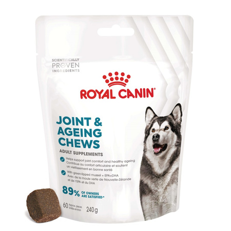 Royal Canin Supplements Dog Joint & Ageing 240g Suplementy Dla Psów Dorosłych W Postaci Przysmaków Wspierające Prawidłowe Funkcjonowanie Stawów