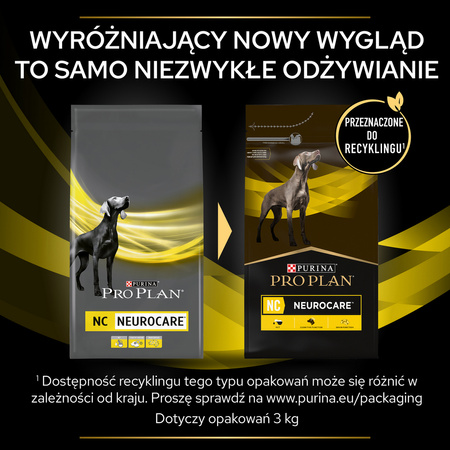 Purina Pro Plan Canine NC Neurocare Sucha Karma Dla Psa 3kg Pamięć Koncentracja